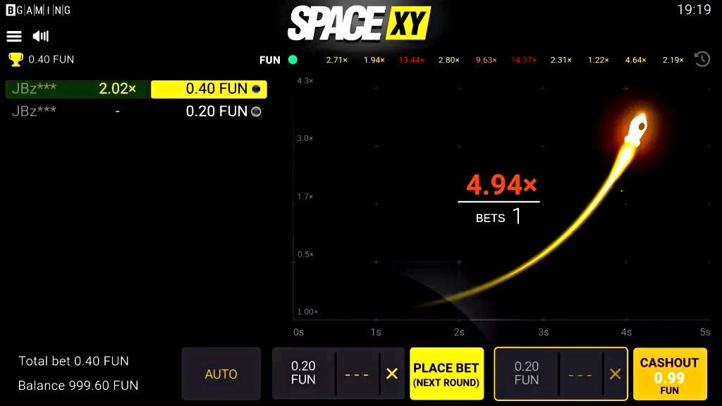 Space XY Game Main Features
